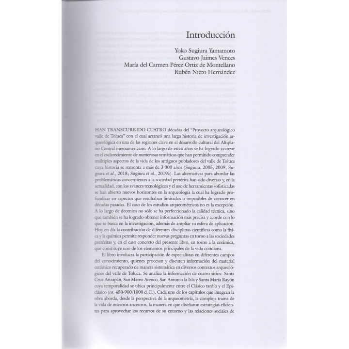 El estudio de cerámica cotidiana del Valle de Toluca desde una perspectiva arqueométrica