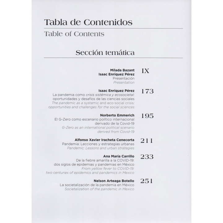 Korpus 21. Volumen 1. Número 2. Mayo/Agosto de 2021 Covid 19: Lo que la pandemia nos deja