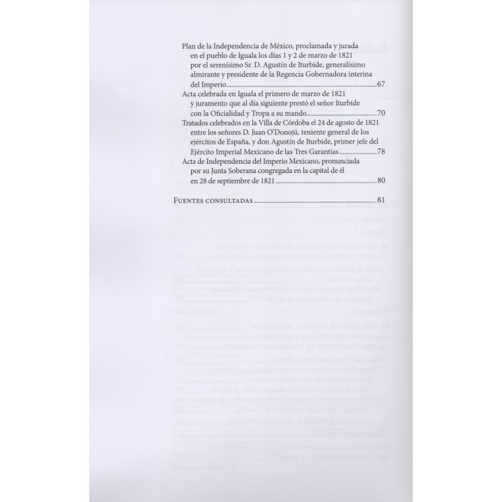 Consumación de la Independencia de México. Estudio introductorio a sus documentos fundamentales