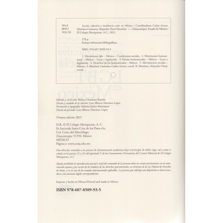 Acción colectiva e incidencia LGBT en México