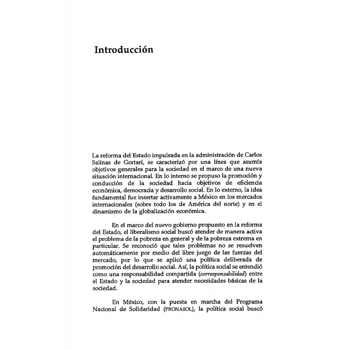 Pobreza, política social y participación ciudadana