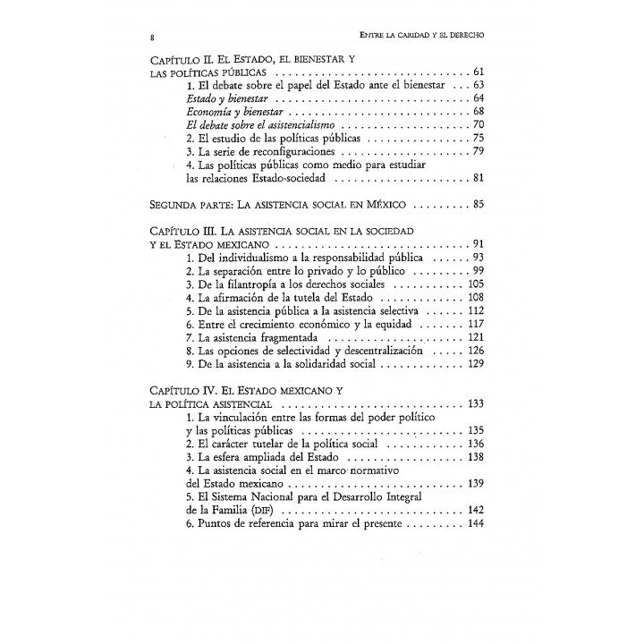 Entre la caridad y el derecho. Un estudio sobre el agotamiento del modelo nacional de asistencia social