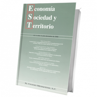 Economía, Sociedad y Territorio, Vol II, Num 8, julio-diciembre 2000