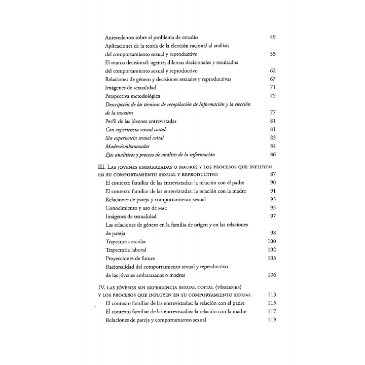 La decisión SEXUAL. Comportamiento sexual y reproductivo de mujeres jóvenes en la ciudad de México
