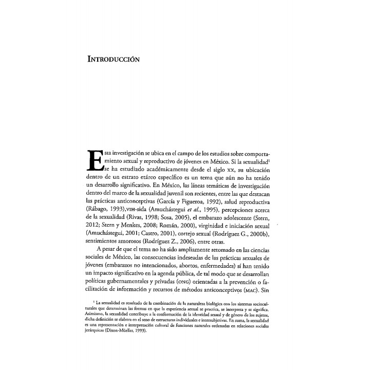 La decisión SEXUAL. Comportamiento sexual y reproductivo de mujeres jóvenes en la ciudad de México