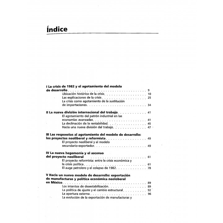 Neoliberalismo y transición en México