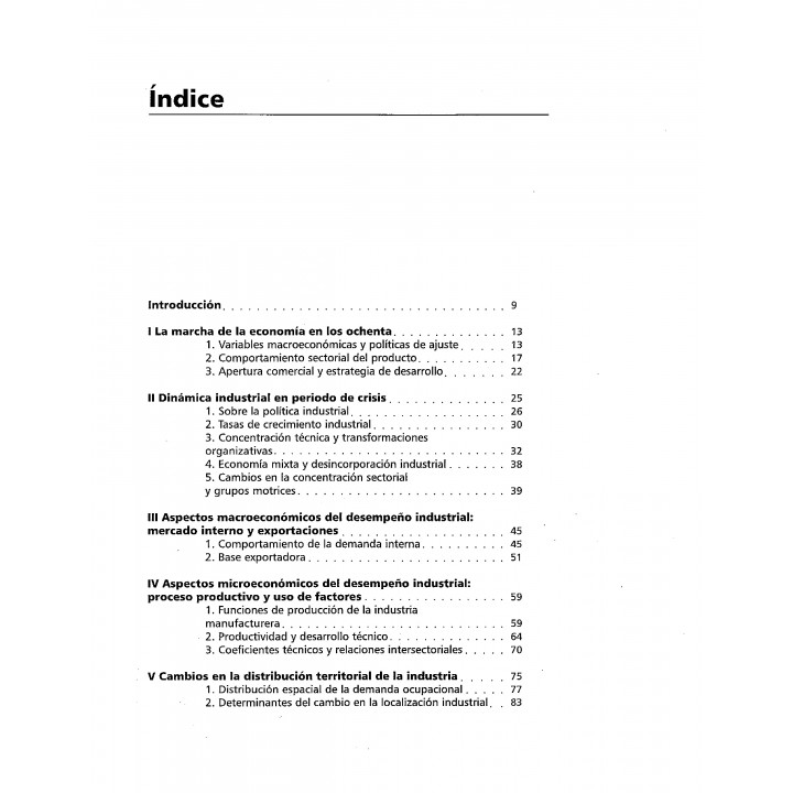 Desempeño industrial mexicano en la década de los ochenta