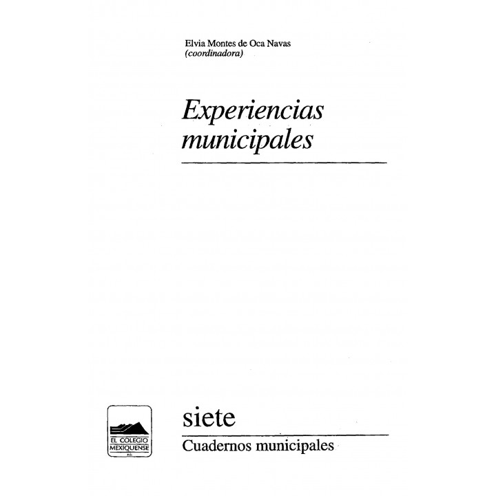 Experiencias Municipales