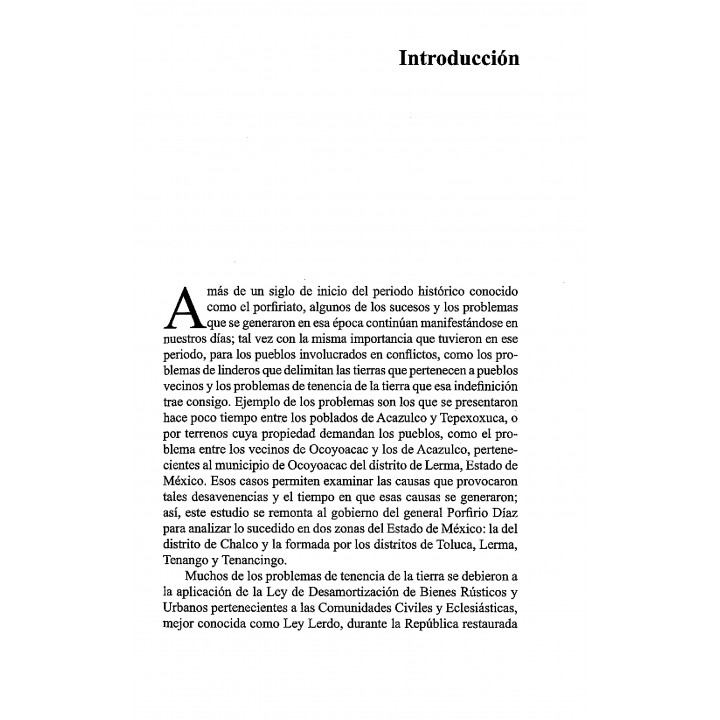 Problemas de tenencia de la tierra durante el porfiriato y la revolución (1876 – 1915)