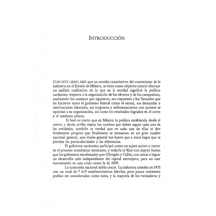 Política laboral y corporativismo en el Estado de México 1934-1940