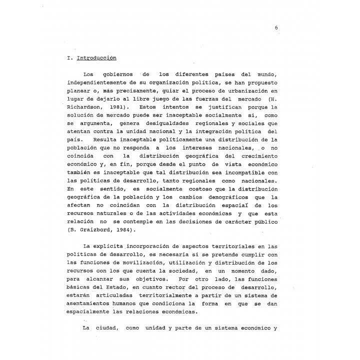 Estructura funcional del sistema de asentamientos del estado de México