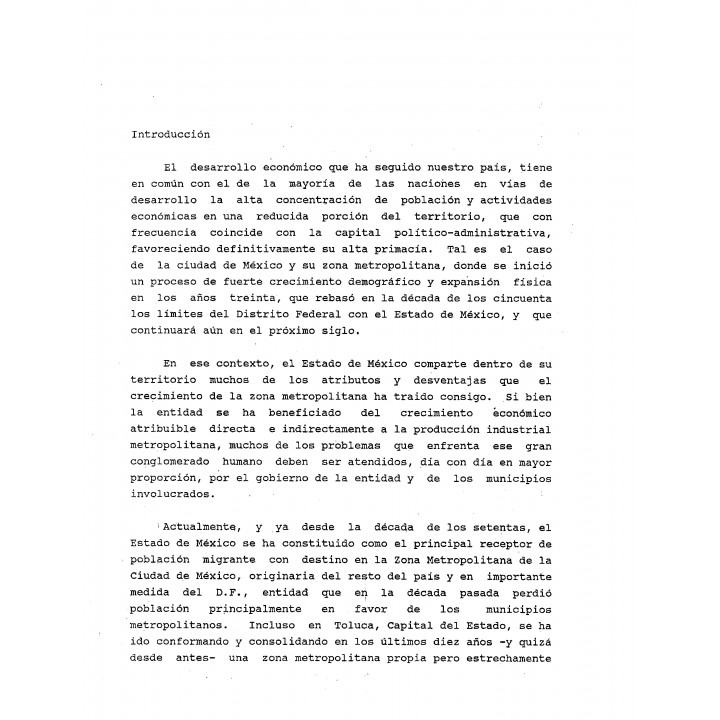 Distribución del nivel de vida municipal y satisfacción de necesidades básicas en el estado de México, 1960-1980