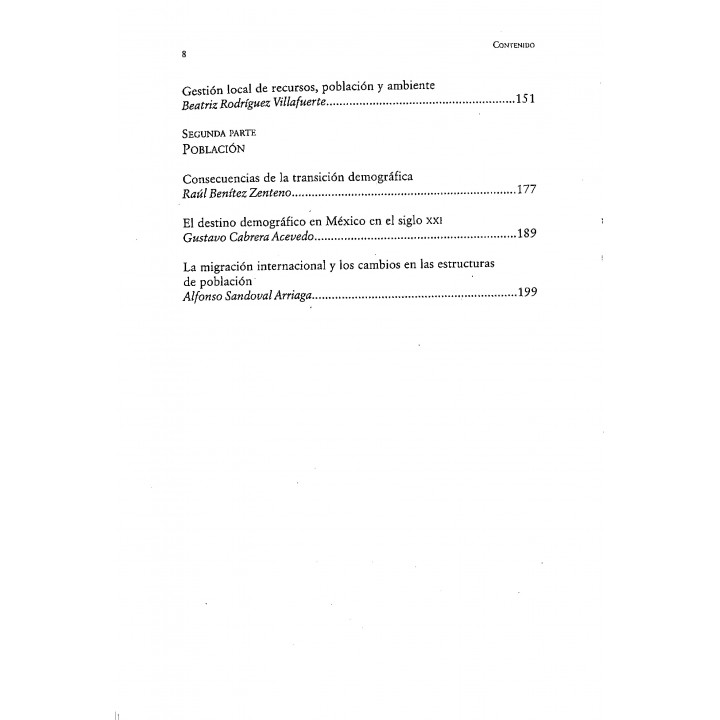 Problemas contemporáneos de la población mexicana