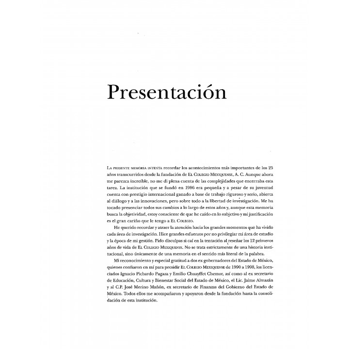 Historias de familia. Memoria personal de El Colegios Mexiquense, A. C. 1986-2011