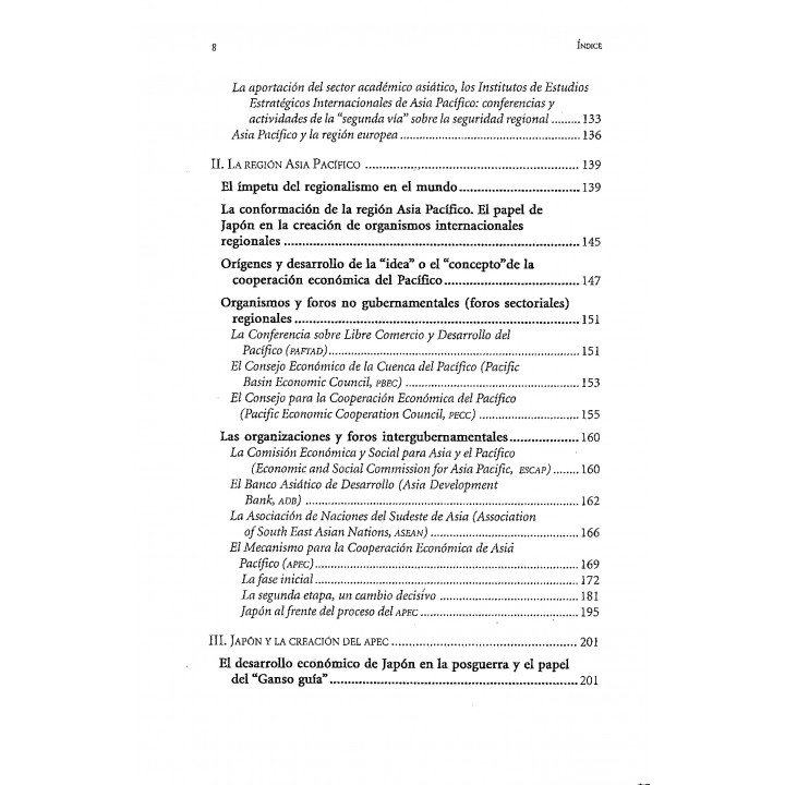 Japón y la regionalización de Asia Pacífico. La creación de APEC (Un proyecto inconcluso)