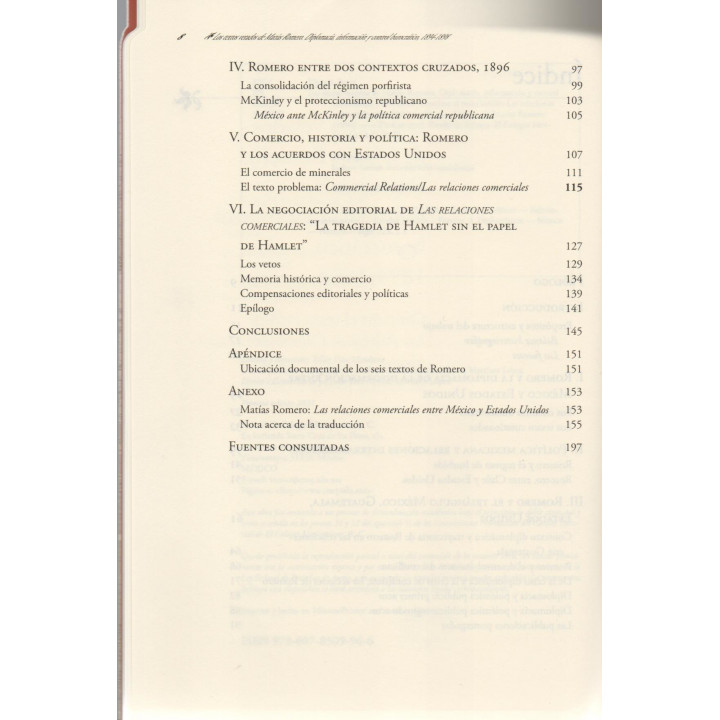 Los textos vetados de Matías Romero. Diplomacia, información y control burocrático, 1894-1898