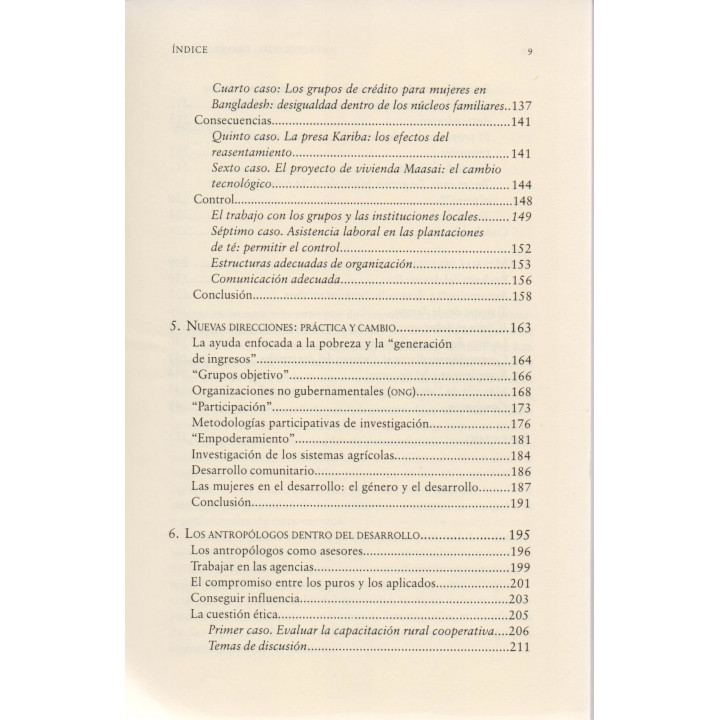 Antropología, desarrollo y el desafío posmoderno