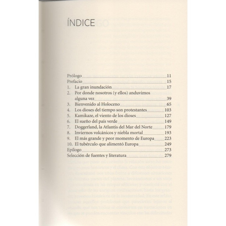 El clima que cambió el mundo Prólogo: Sebastián Rivera Mir. Traducción Gwennhael Huesca