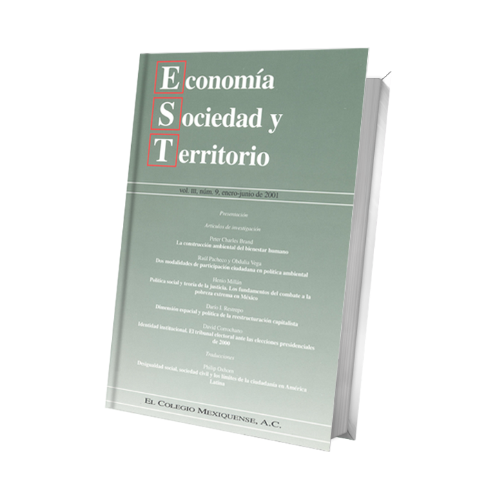 Economía, Sociedad y Territorio,