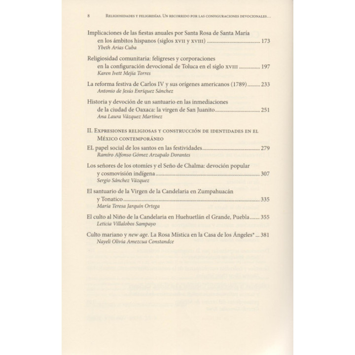 Religiosidades y feligresías. Un recorrido por las configuraciones devocionales en México