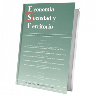 Economía, Sociedad y Territorio, Vol III, Num 10, julio-diciembre 2001