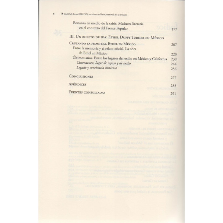 Ethel Duffy Turner (1885-1969) Una existencia al límite, conmovida por la revolución