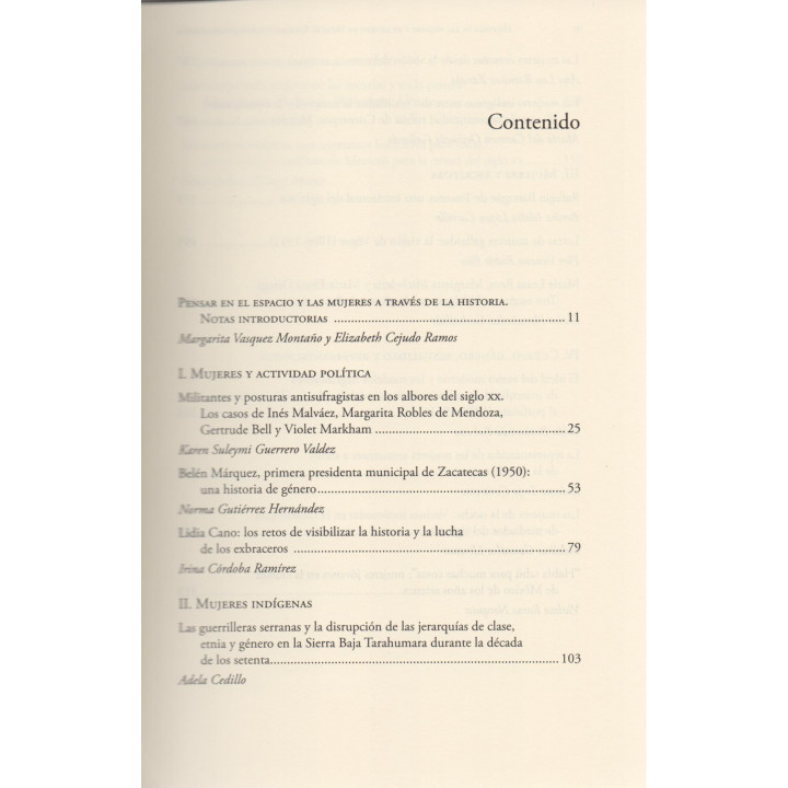 Historia de las mujeres y de género en México. Espacios y experiencias diversas