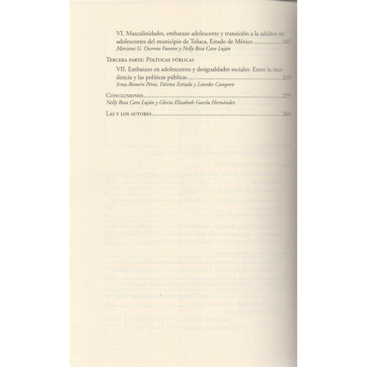 Nuevas configuraciones del embarazo adolescente. Maternidades, paternidades y políticas públicas