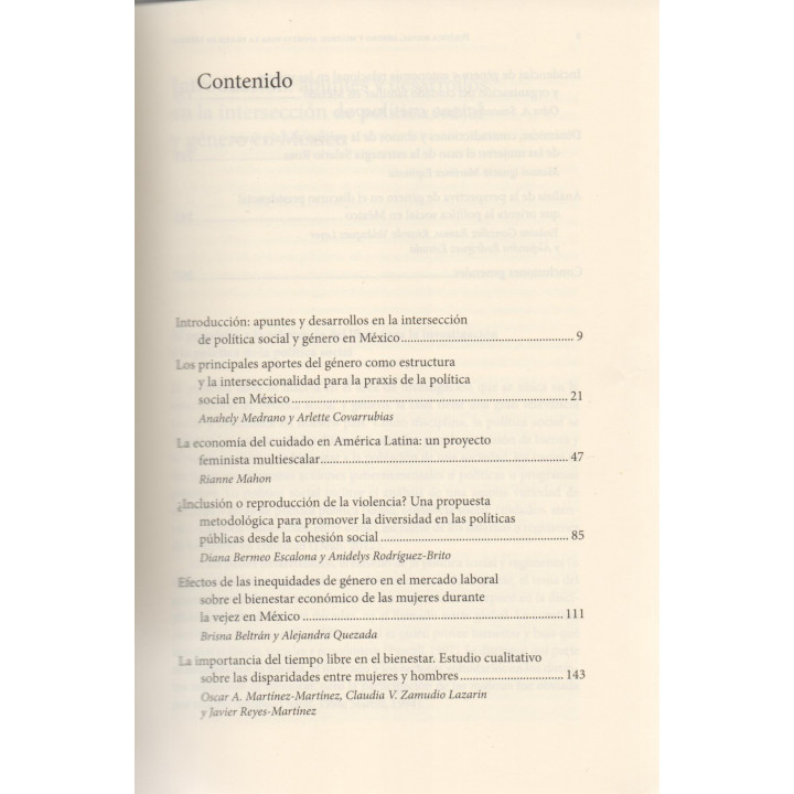 Política social, género y mujeres. Aportes para la praxis en México