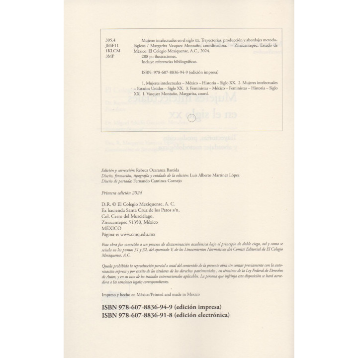 Mujeres intelectuales en el siglo XX. Trayectorias, producción y abordajes metodológicos