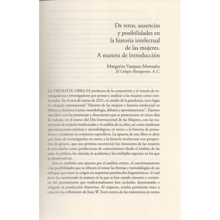 Mujeres intelectuales en el siglo XX. Trayectorias, producción y abordajes metodológicos
