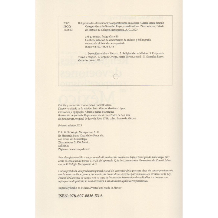 Religiosidades, devociones y corporativismo en México