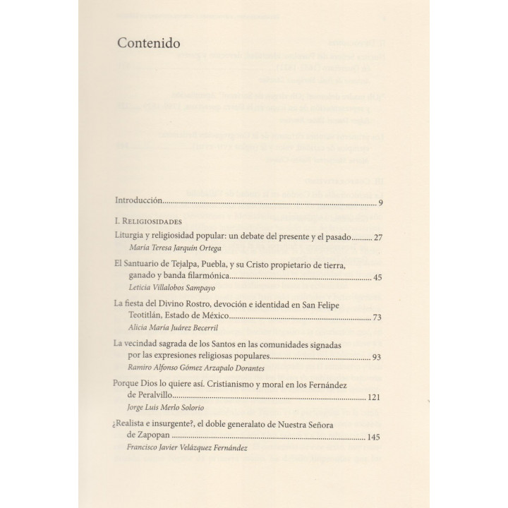 Religiosidades, devociones y corporativismo en México