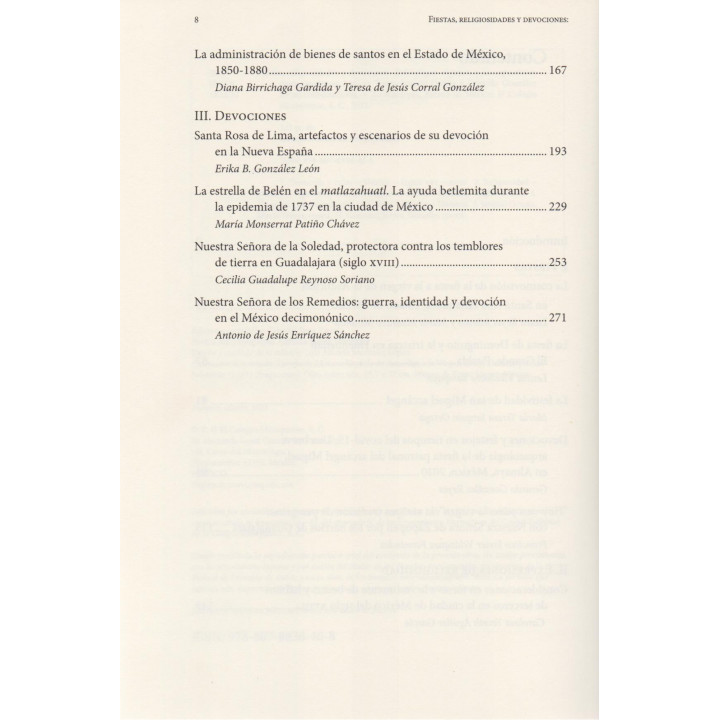 Fiestas, religiosidades y devociones. Del antiguo régimen a las expresiones contemporáneas