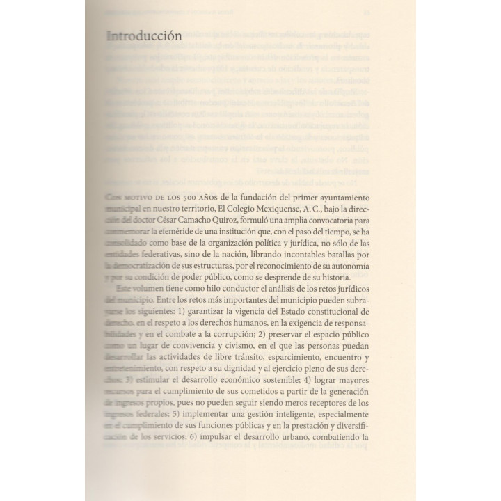 Retos jurídicos y administrativos del municipio