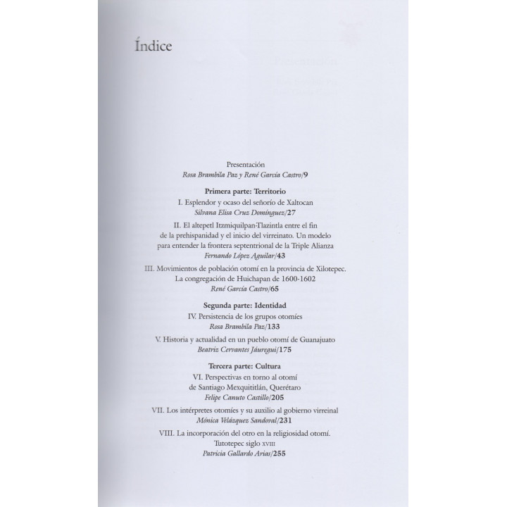 Protagonismo y estrategias de sobrevivencia. Los otomíes en la historia de México