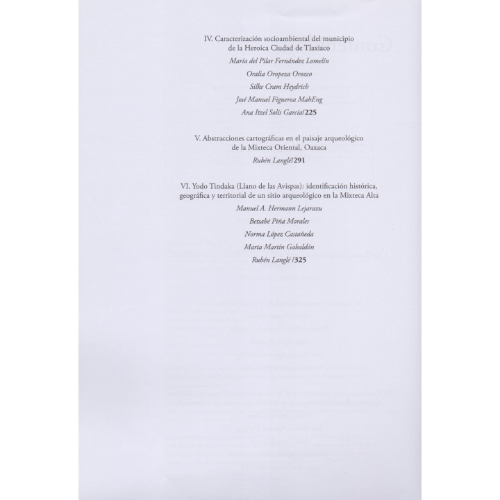 Cartografía mixteca. Estudios interdisciplinarios sobre territorios y comunidades