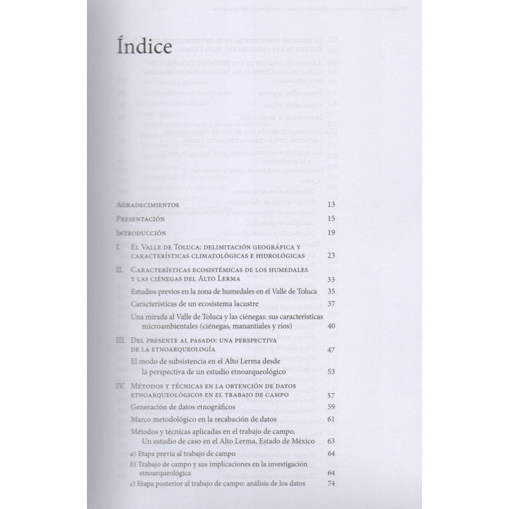 Conviviendo con las Ciénegas en el pasado reciente. Etnoarqueología del Alto Lerma