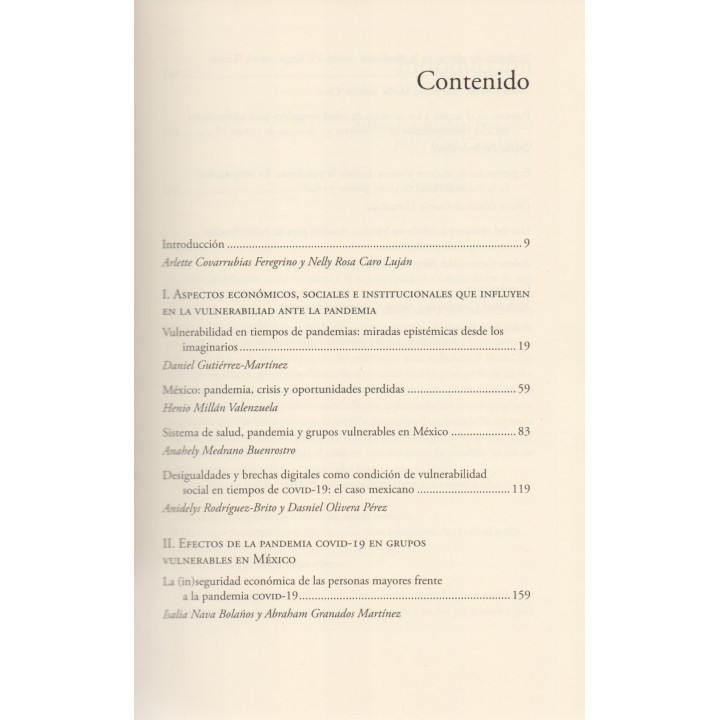 Vulnerabilidad social y económica. México ante la pandemia COVID-19