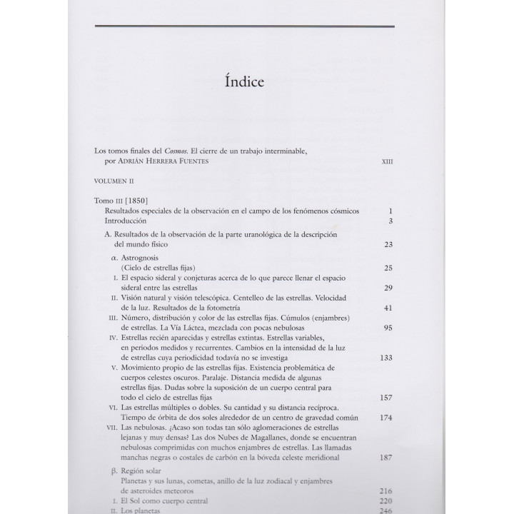 Cosmos. Ensayo de una descripción del mundo físico, (Vol. II)