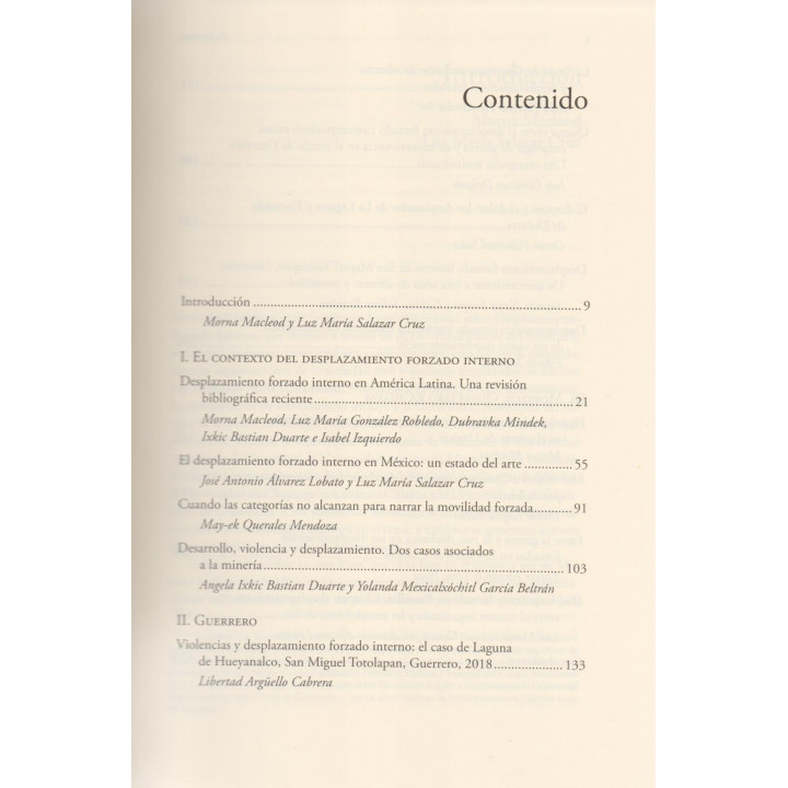 Entre el desamparo y la incertidumbre. Desplazamiento Forzado Interno en México