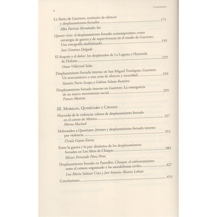 Entre el desamparo y la incertidumbre. Desplazamiento Forzado Interno en México