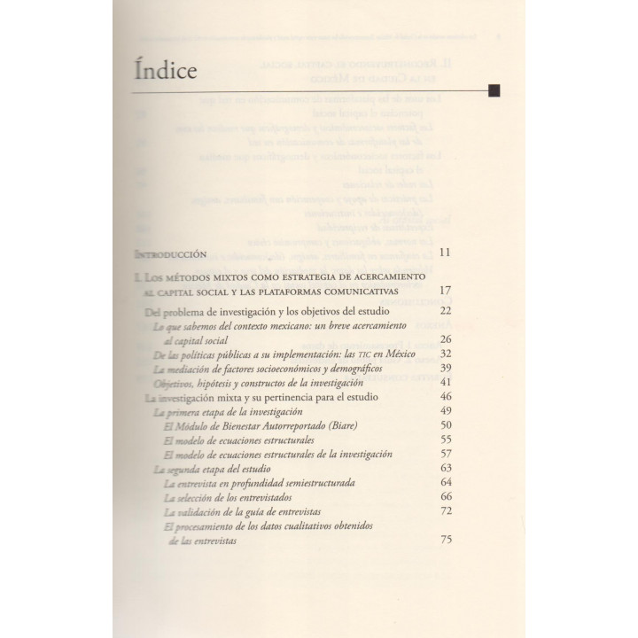 Las relaciones sociales en la Ciudad de México. Reconstruyendo los nexos entre capital
