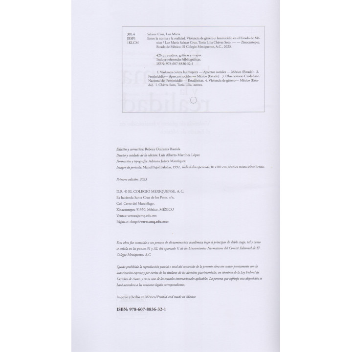 Entre la norma y la realidad: violencia de género y feminicidio en el Estado de México