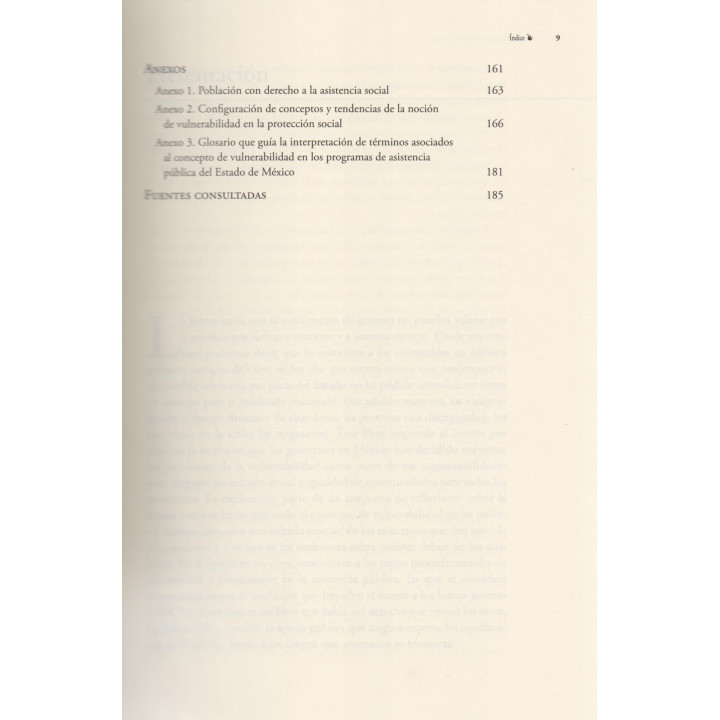 Asistencia social, vulnerabilidad y exclusión