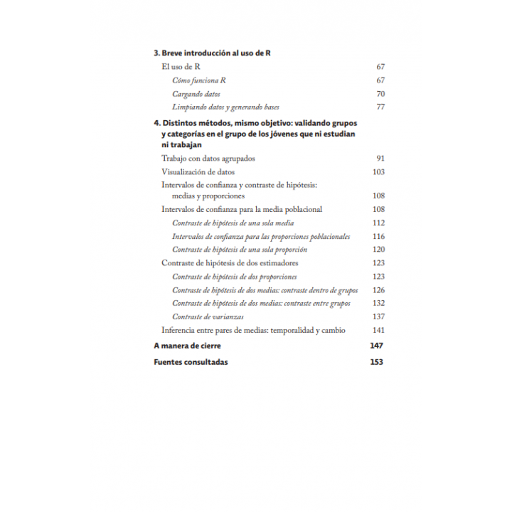 Del concepto a la medición. Estimación con R de la diversidad del grupo de población joven que ni estudia ni trabaja