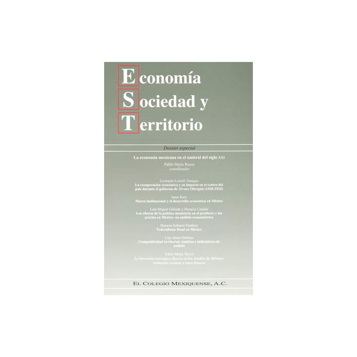 Economía, Sociedad y Territorio Dossier Especial