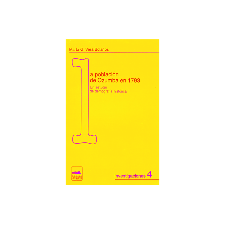 La población de ozumba en 1793: un estudio de demografía ...