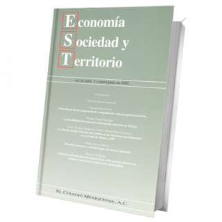 Economía, Sociedad y Territorio, Vol III, Num 11, enero-junio 2002