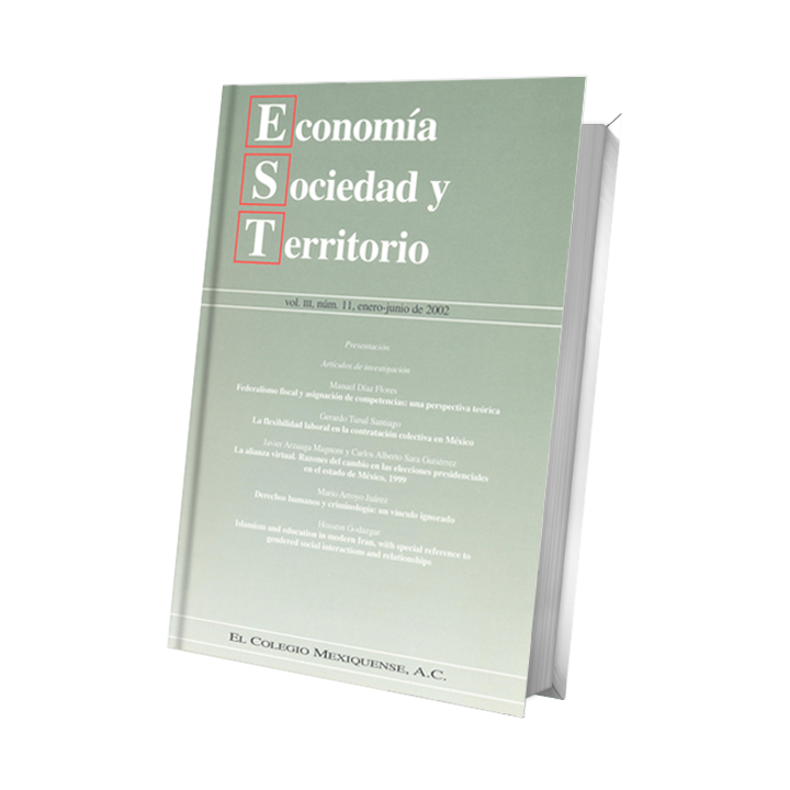 Economía, Sociedad y Territorio, Vol III, Num 11, enero-junio 2002